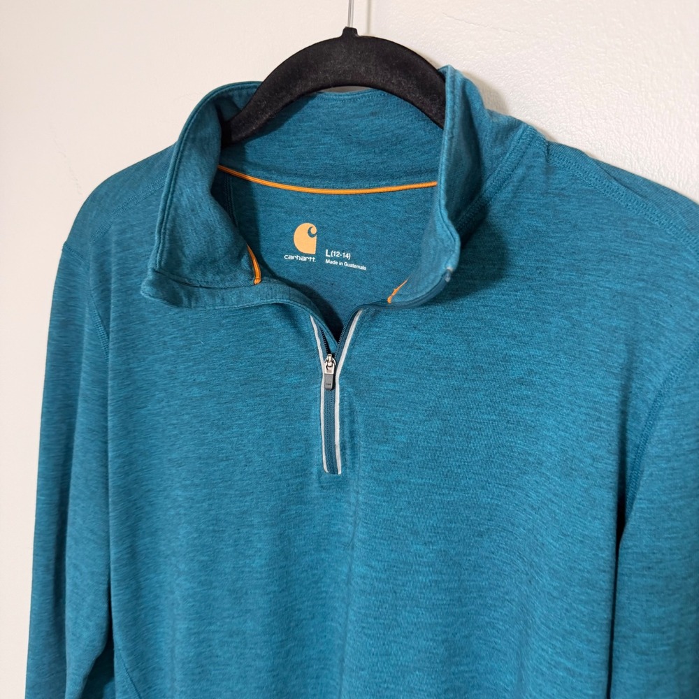 Carhartt Force Quick Dry Quarter Zip Lightweight Pullover (LG) Workwear Active - Picture 3 of 14